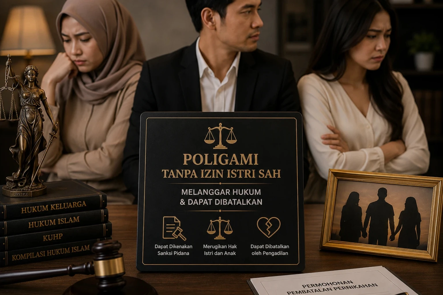 Layanan Poligami Tanpa Izin Istri Sah